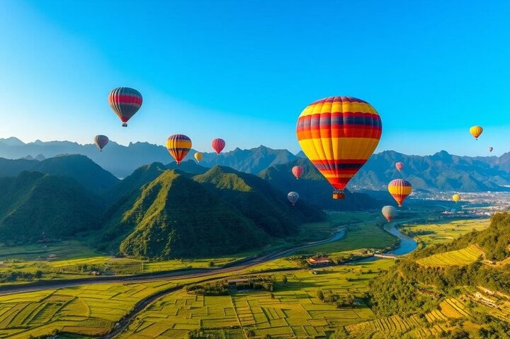 Vang Vieng Scenic Hot Air Balloon Flight
