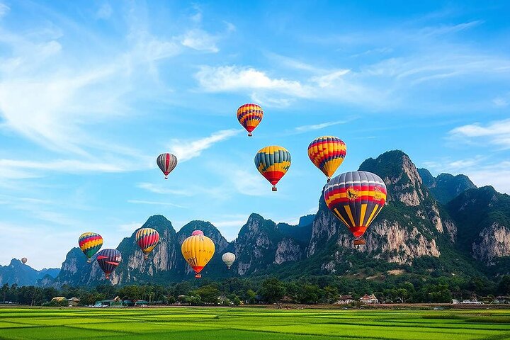 Vang Vieng Scenic Hot Air Balloon Flight