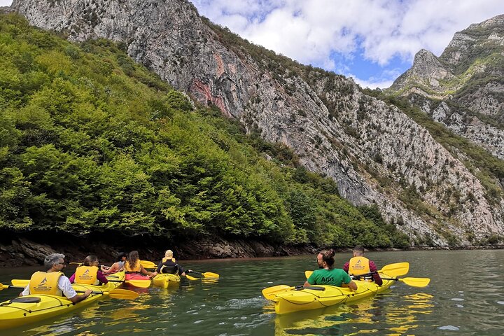 From Shkodra: Koman Lake Adventure with Boat Ride & Kayak