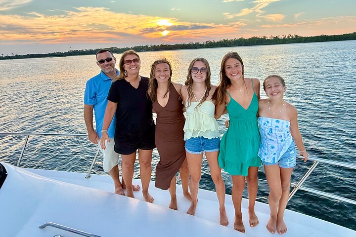 Private 3 Hour Sunset Cruise On A 50' Luxury Yacht With Captain