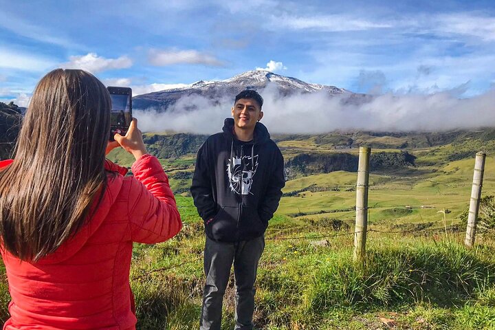 Snowy Ruiz + Hot Springs from Manizales