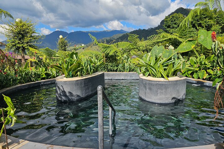 Snowy Ruiz + Hot Springs from Manizales