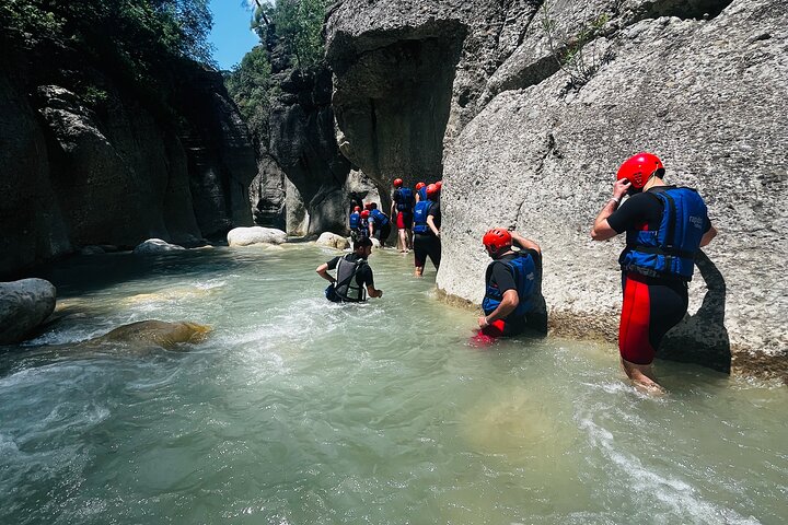 Canyoning, Rafting and Zipline Adventure from Belek and Antalya