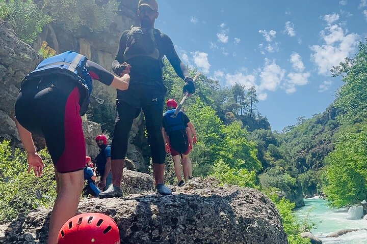 Canyoning, Rafting and Zipline Adventure from Belek and Antalya