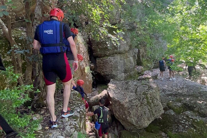 Canyoning, Rafting and Zipline Adventure from Belek and Antalya