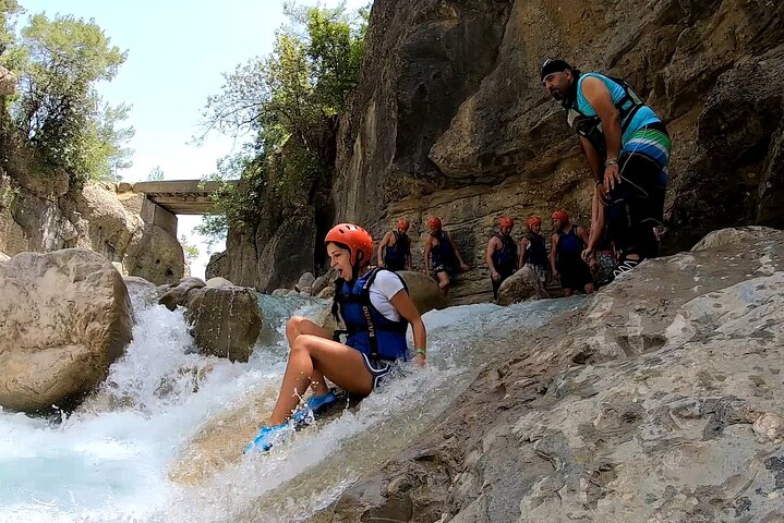 Canyoning, Rafting and Zipline Adventure from Belek and Antalya