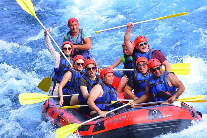 Canyoning, Rafting and Zipline Adventure from Belek and Antalya