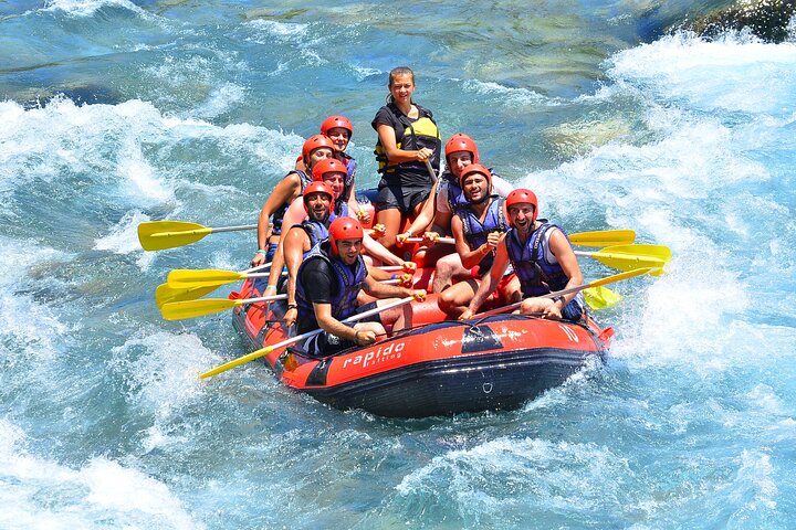 Canyoning, Rafting and Zipline Adventure from Belek and Antalya