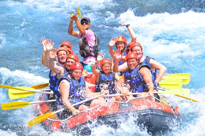 Canyoning, Rafting and Zipline Adventure from Belek and Antalya