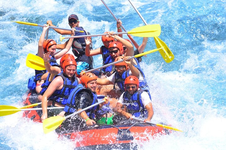 Canyoning, Rafting and Zipline Adventure from Belek and Antalya