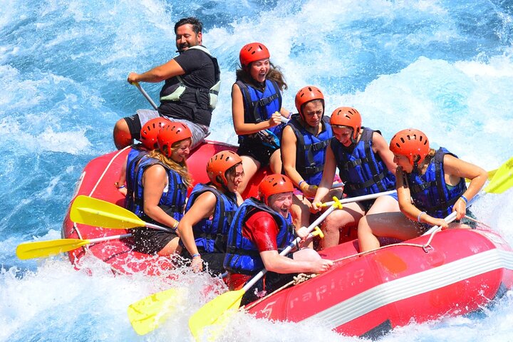Canyoning, Rafting and Zipline Adventure from Belek and Antalya