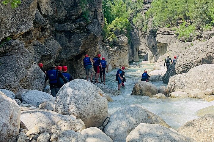 Canyoning, Rafting and Zipline Adventure from Belek and Antalya