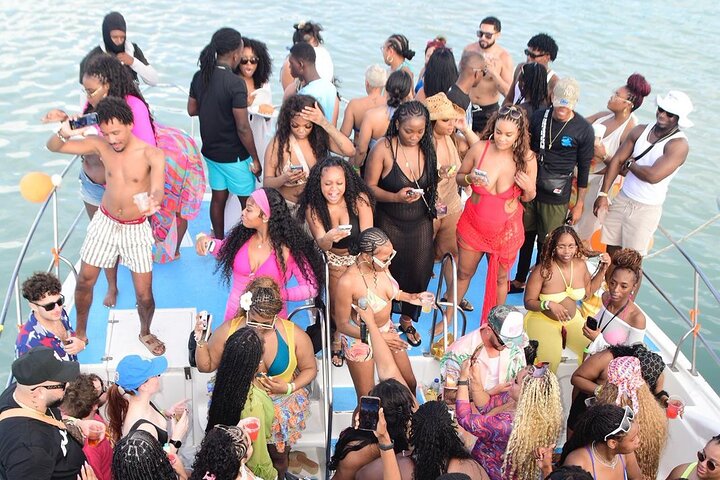 #1 Punta Cana Hip Hop Adults Only Party Boat with Open Bar & DJ