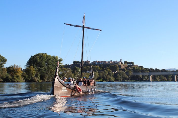 Boat Trip on the Miño River Sailing between Walls