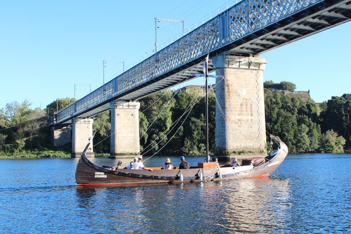 Boat Trip on the Miño River Sailing between Walls