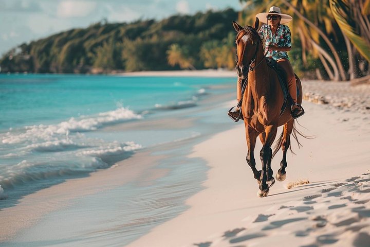 Exclusive 1 Hour Coastal Horse Ride at Bel Ombre Beach