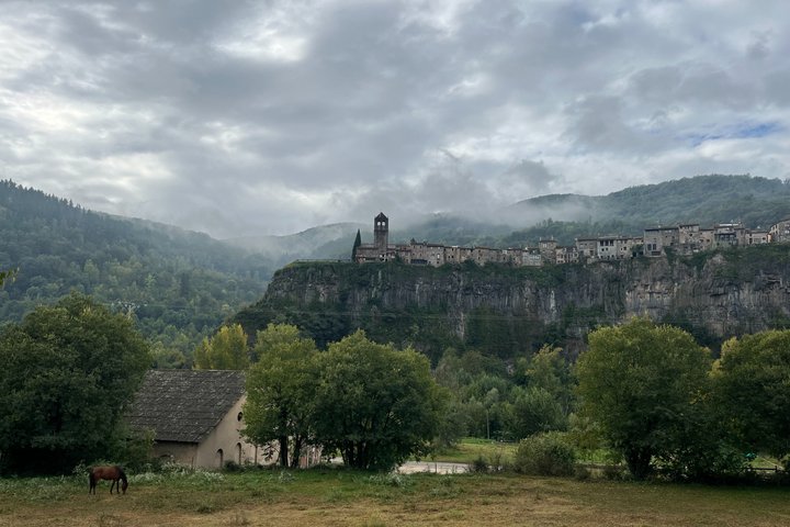 Off-road through the hinterland of Catalonia by motorcycle