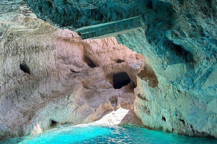 Zakynthos VIP Above & Beyond Shipwreck & Blue Caves Tour