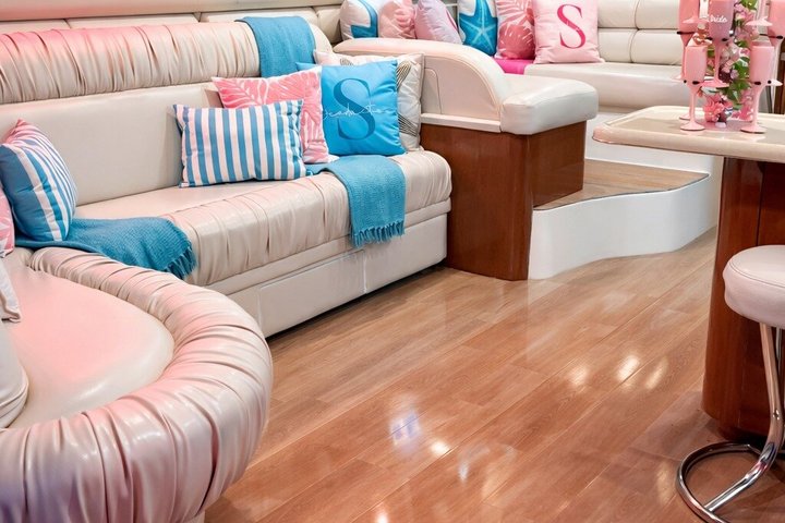 Yacht Rental 60 ft with 2 Free Jet Skis ,Miami River and Sea Pool