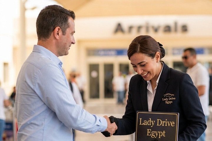 Hurghada Airport Transfer Safe Private Ride by Female Driver