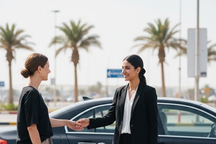 Hurghada Airport Transfer Safe Private Ride by Female Driver
