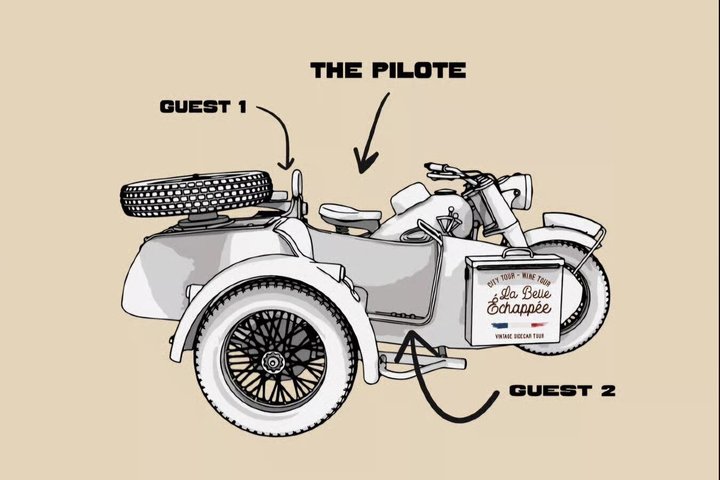 From Aix-en-Provence: 2-Hour Wine & Scenery Sidecar Tour
