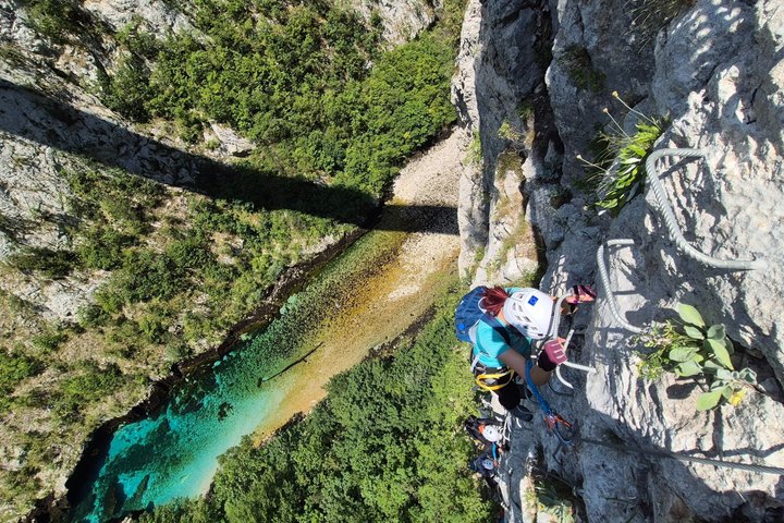 Rock Climb in Pluzine Serene Mountainside