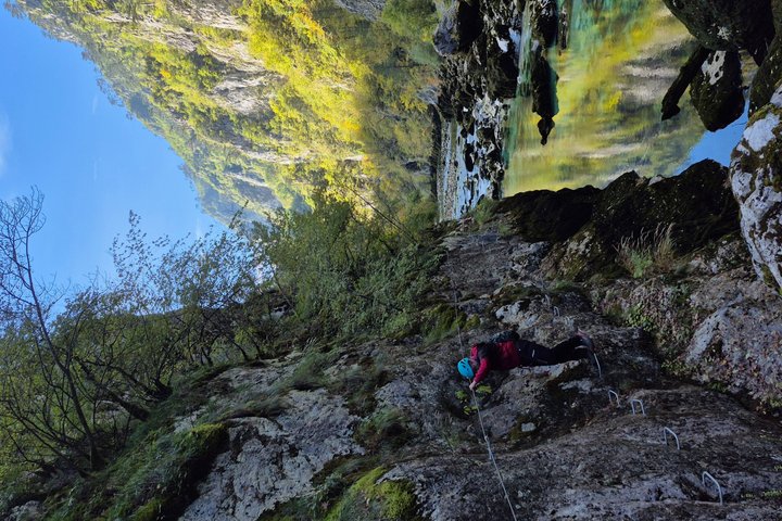 Rock Climb in Pluzine Serene Mountainside
