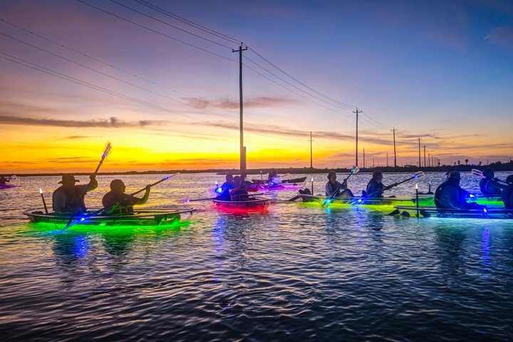 GlowRow Glowing Kayak Tour Port Aransas - Lighthouse Lakes
