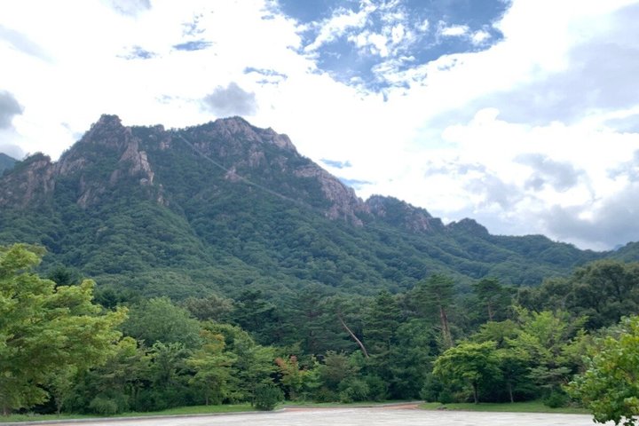 Mount Seorak and Goseong DMZ Observatory from sokcho