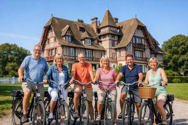 Deauville and Trouville Private Bike Tour