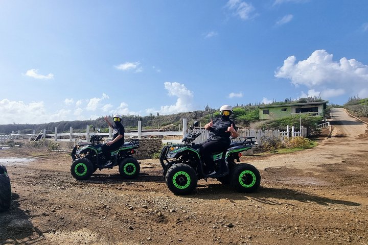 West Curaçao ATV Tour: Dessert & Cave - Flamingo - Turtles...