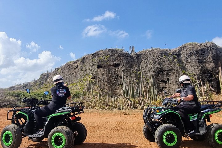 West Curaçao ATV Tour: Dessert & Cave - Flamingo - Turtles...