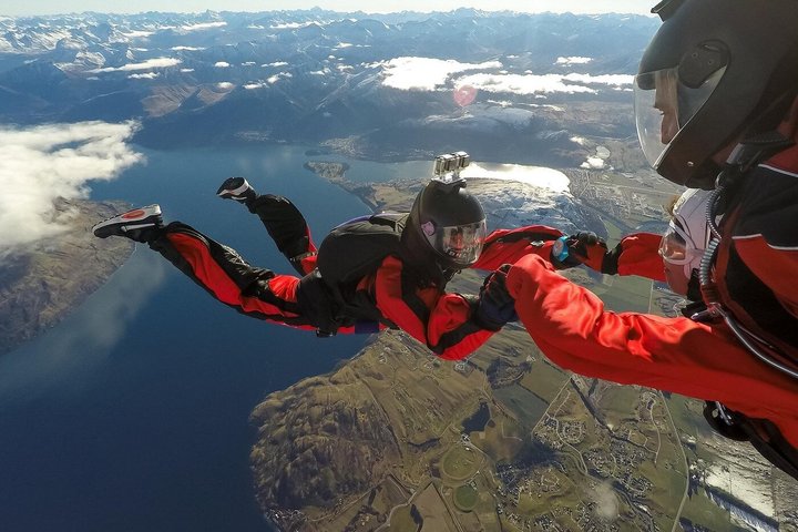 Tandem Skydiving Over the Mediterranean Sea in Side Manavgat