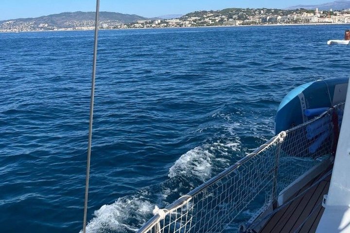 Cruise / Navigation / Sunset in the Lerins Islands
