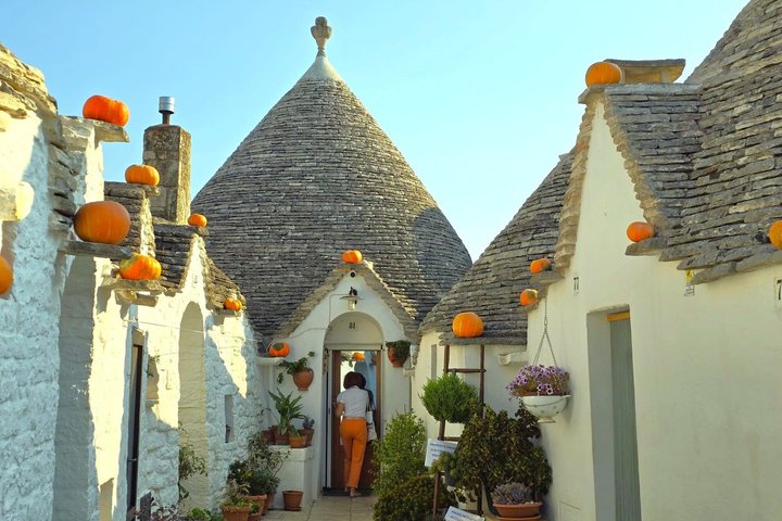 Tour : Alberobello, Ostuni, Locorotondo : Local Guide & Lunch