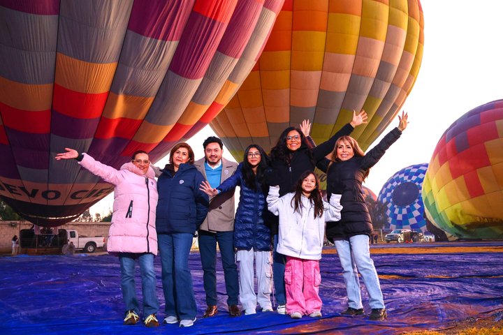Balloon flight + Breakfast in cave + Pyramids + Pick up CDMX.