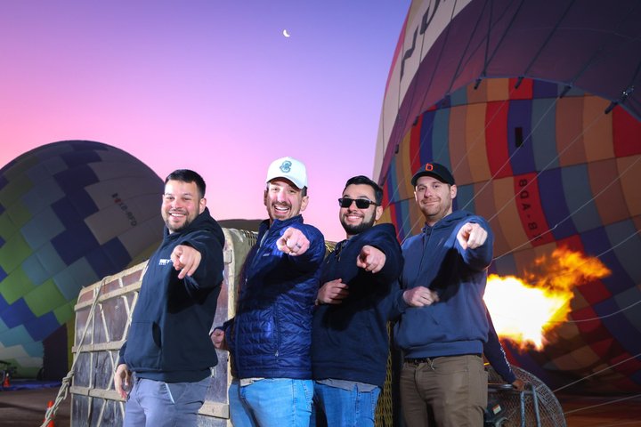 Balloon flight + Breakfast in cave + Pyramids + Pick up CDMX.