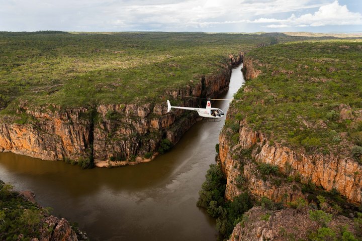 Nitmiluk Park Katherine Gorge Sunrise Helicopter Flight