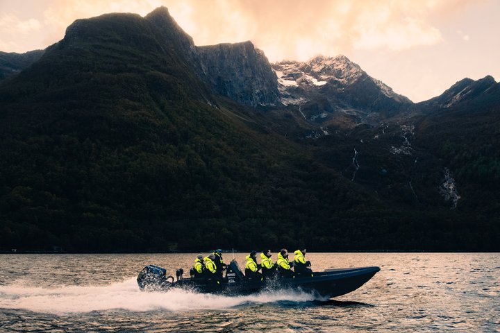 Fjordsafari with RIB to Hjørundfjord