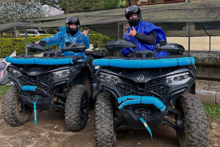 Medellin : Off-Road Adventure in ATV, Quad-Adrenalin-waterfall