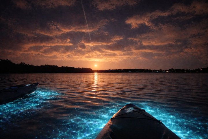 Kayak Tours and Rentals. Dolphins, Manatees, and Bioluminescence!