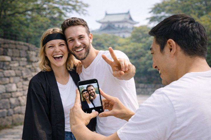 Wakayama Castle Samurai Photo Experience (Small Group, 90 Min)