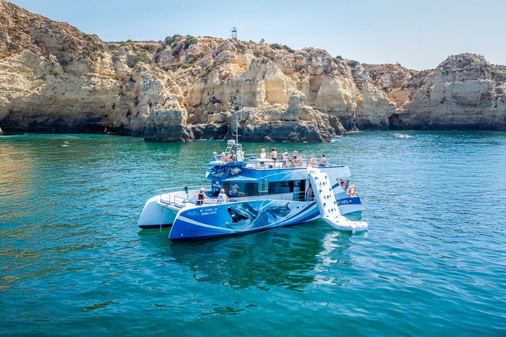 Vilamoura: Dolphins & Benagil Caves - Catamaran