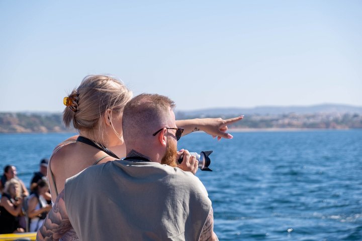 Vilamoura: Dolphins & Benagil Caves - Catamaran