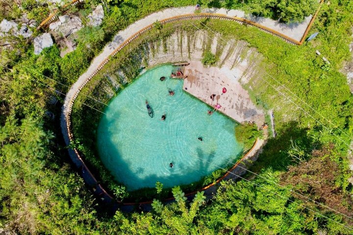 Sacred River, Jungle River and Waterfall Pool w/ Dominican Lunch
