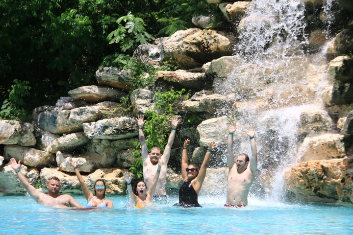 Sacred River, Jungle River and Waterfall Pool w/ Dominican Lunch