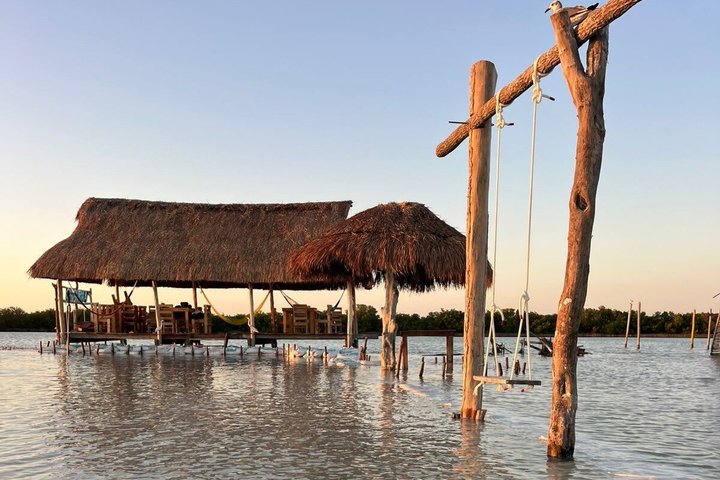 Progreso Beach and Isla Columpios Tour