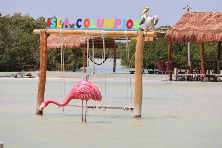 Progreso Beach and Isla Columpios Tour