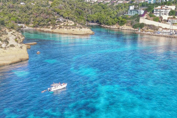 Palma de Mallorca Private Boat Trip with Water Toys and 25 Coves